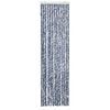 vidaXL Insect Curtain Blue, White and Silver 56x185 cm Chenille