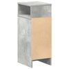 vidaXL Bedside Cabinets 2 pcs with Drawer Concrete Grey 25x31x66 cm