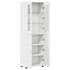 vidaXL Highboard FLORIN White 60 x 35 x 182 cm Engineered Wood