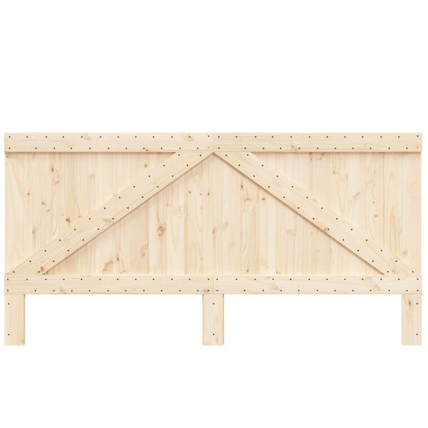 vidaXL Headboard 200x104 cm Solid Wood Pine