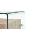 vidaXL Coffee Table Clear 98x45x31 cm Tempered Glass