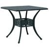 vidaXL Garden Table Green 80x80x75 cm Cast Aluminium