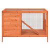 vidaXL Rabbit Hutch Brown 103x44x69.5 cm Solid Wood Pine