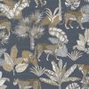 DUTCH WALLCOVERINGS Wallpaper Leopard Black and Beige