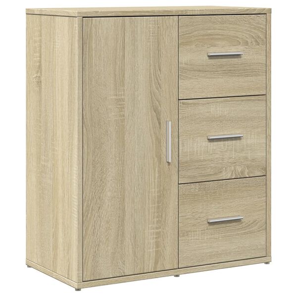 vidaXL Sideboard Sonoma Oak 60x31x70 cm Engineered Wood