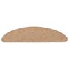 vidaXL Stair Mats Self-adhesive 30 pcs Beige 56x17x3 cm