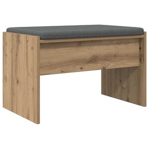 vidaXL Hall Bench Artisan Oak 63 x 38 x 40 cm
