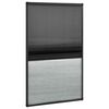 vidaXL Plisse Insect Screen for Windows Aluminium 80x160 cm with Shade