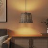 vidaXL Ceiling Lamp Shade Brown &Oslash;30x20 cm Wicker