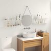 vidaXL Floating Shelf Wall-mounted 4 pcs White 80 x 18 x 2.5 cm Steel