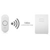 Byron Wireless Portable Doorbell Set White