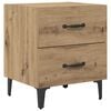 vidaXL Bed Cabinet 2 pcs Artisan Oak 40 x 35 x 47.5 cm Engineered Wood