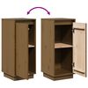 vidaXL Sideboards 2 pcs Honey Brown 31.5x34x75 cm Solid Wood Pine