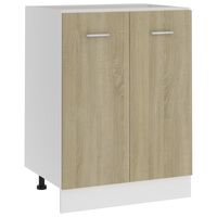 vidaXL Bottom Cabinet Sonoma Oak 60x46x81.5 cm Engineered Wood