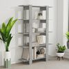 vidaXL Book Cabinet/Room Divider Concrete Grey 100x30x160 cm