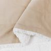 vidaXL Throw Blanket Beige 150 x 200 cm Fleece