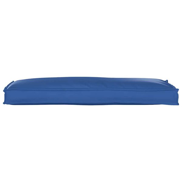vidaXL Pallet Cushion for Bench Royal blue 110 x 40 x 8 cm