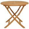 vidaXL 5 Piece Garden Dining Set Solid Teak Wood