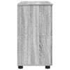 vidaXL Bathroom Cabinet with Drawer Grey Sonoma 76.5 x 35 x 64 cm