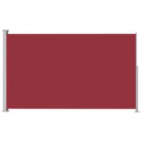 vidaXL Patio Retractable Side Awning 220x300 cm Red