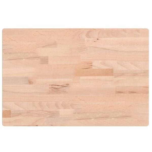 vidaXL Bathroom Countertop 60x40x2.5 cm Solid Wood Beech