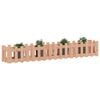 vidaXL Garden Raised Bed with Fence Design 200x30x30 cm Solid Wood Douglas