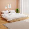 vidaXL Bed Frame without Mattress Solid Wood Super King