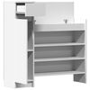 vidaXL Shoe Cabinet White 100.5x28x100 cm Engineered Wood