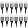 vidaXL Solar Ground Lights 12 pcs LED Lights White
