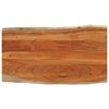 vidaXL Table Top 120x60x2.5 cm Rectangular&nbsp;Solid Wood Acacia Live Edge