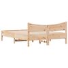 vidaXL Bed Frame without Mattress 120x190 cm Small Double Solid Wood Pine