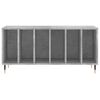 vidaXL Record Cabinet Concrete Grey 100x38x48 cm Engineered Wood