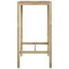 vidaXL 5 Piece Garden Bar Set Impregnated Pinewood
