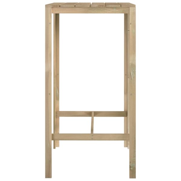 vidaXL 5 Piece Garden Bar Set Impregnated Pinewood