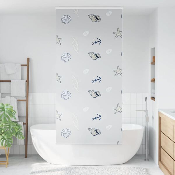 vidaXL Shower Roller Blind with Cassette 100x240 cm Fabric Width 96 cm