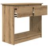 vidaXL Console Table with Drawers Artisan Oak 85.5x38.5x74.5 cm