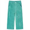 vidaXL Kids' Pants Corduroy Mint Green 104