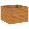 vidaXL Garden Raised Bed 100x100x69 cm Corten Steel