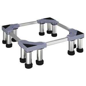 vidaXL Washing Machine Base Grey 67 x 67 x 21.5 cm Stainless Steel