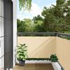 vidaXL Balcony Privacy Screen Cream 400x120 cm PVC