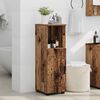 vidaXL Bathroom Cabinet with Storage Old Wood 30 x 35 x 95 cm