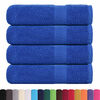vidaXL Shower Towels "FROGN" 4 pcs Blue 70x140 cm 360 gsm