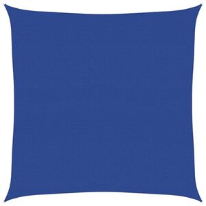 vidaXL Sunshade Sail 160 g/m&sup2; Square Blue 7x7 m HDPE