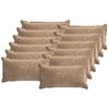 vidaXL Cushion Cover 12 pcs HOUTEN Brown 40 x 80 cm Chenille Fabric