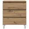 vidaXL Sideboard Artisan Oak 60 x 35 x 70 cm Engineered Wood