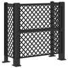 vidaXL Dustbin Trellis Anthracite 123 x 47 x 114 cm PP