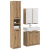 vidaXL Bathroom Cabinet Set 3 pcs Artisan Oak Engineered Wood