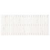 vidaXL Wall Headboard White 140x3x60 cm Solid Wood Pine