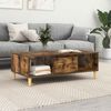 vidaXL Coffee Table Smoked Oak 102 x 55 x 35 cm Engineered Wood