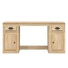 vidaXL Desk with Cabinet Sonoma Oak Engineered Wood